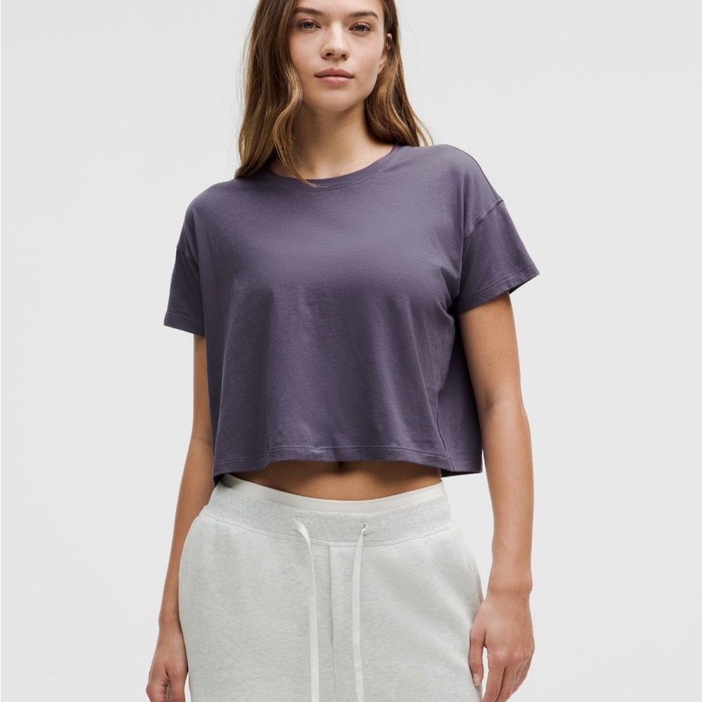 Women's Purple Crop Top